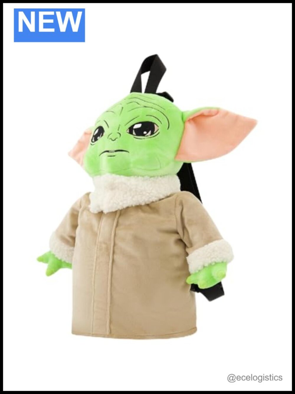 Star Wars Grogu Mini Backpack Plush Daypack Travel Bag Purse